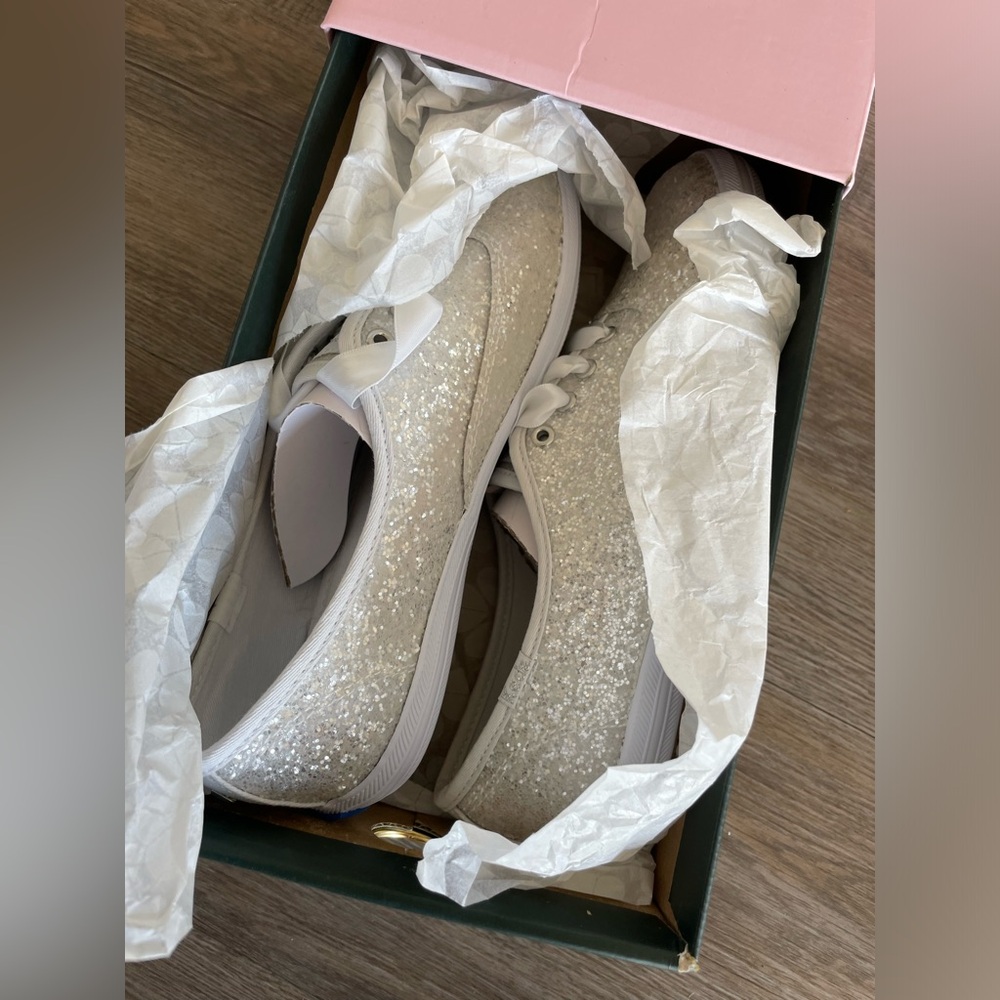 Sparkly Bridal Kate Spade x Keds